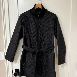 Athleta Black Quilted Jacket